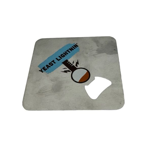 5 Coaster Craft Stainless Steel Drink Coasters w/ Bottle Opener Brewery Coasters - Picture 6 of 6